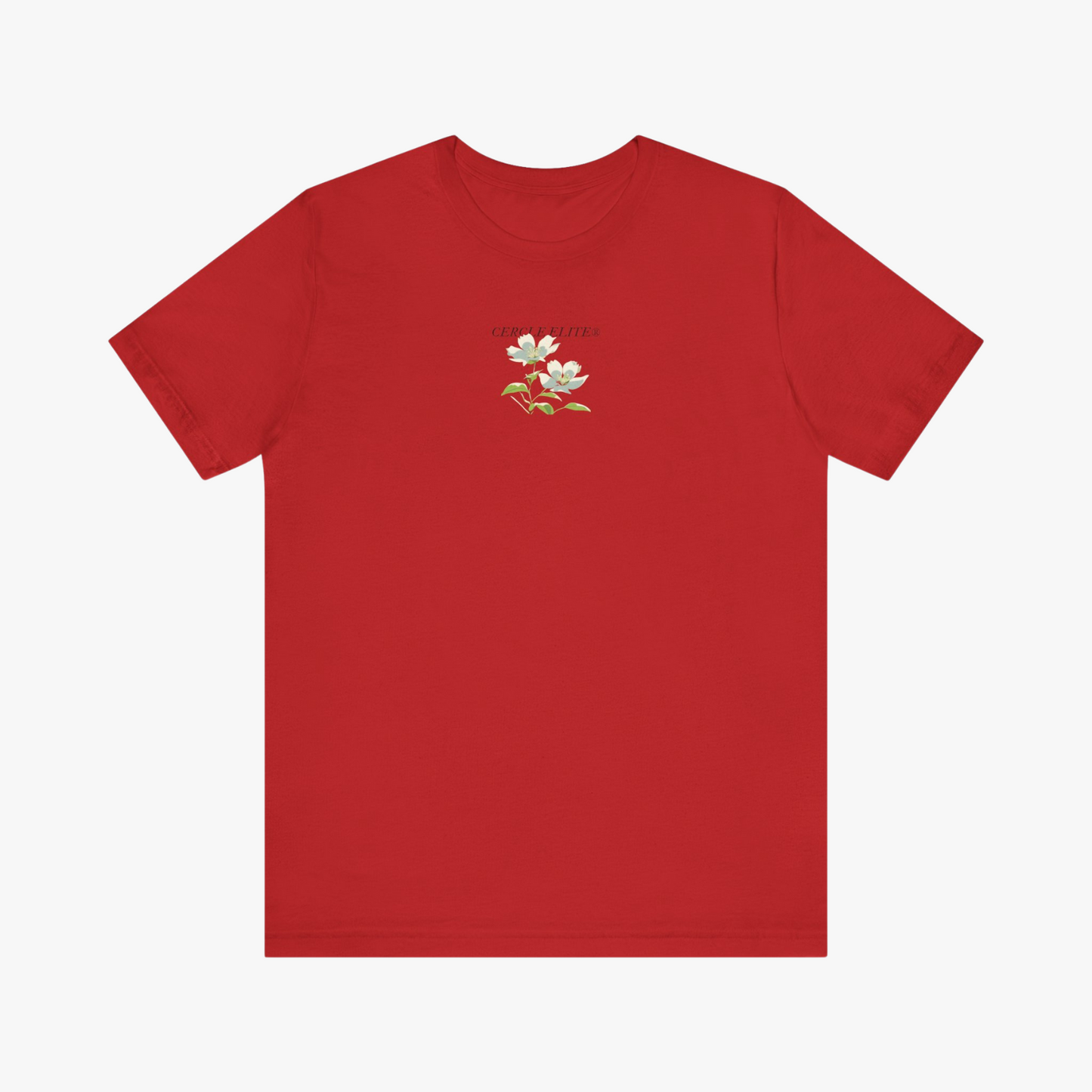 HÉRITAGE T-SHIRT FLEURS RUBIS