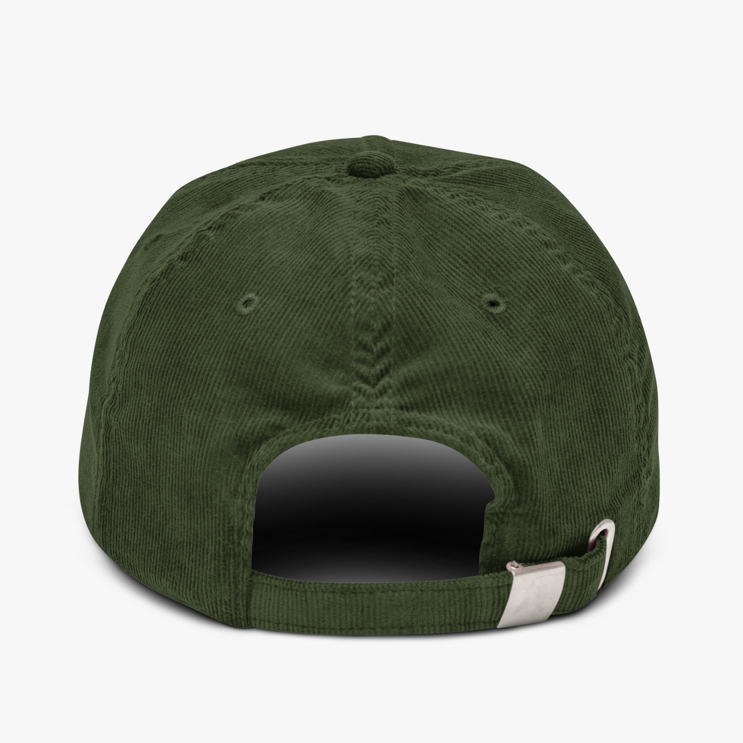 CASQUETTE VELOURS CÔTELÉ OXFORD OLIVE SOMBRE