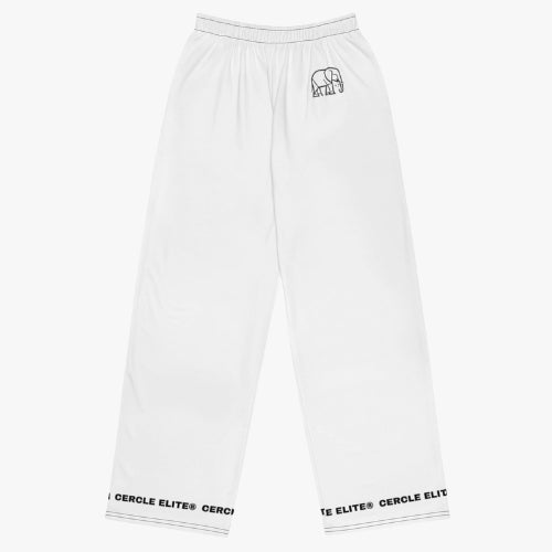 ELITE PANTALON LARGE BLANC