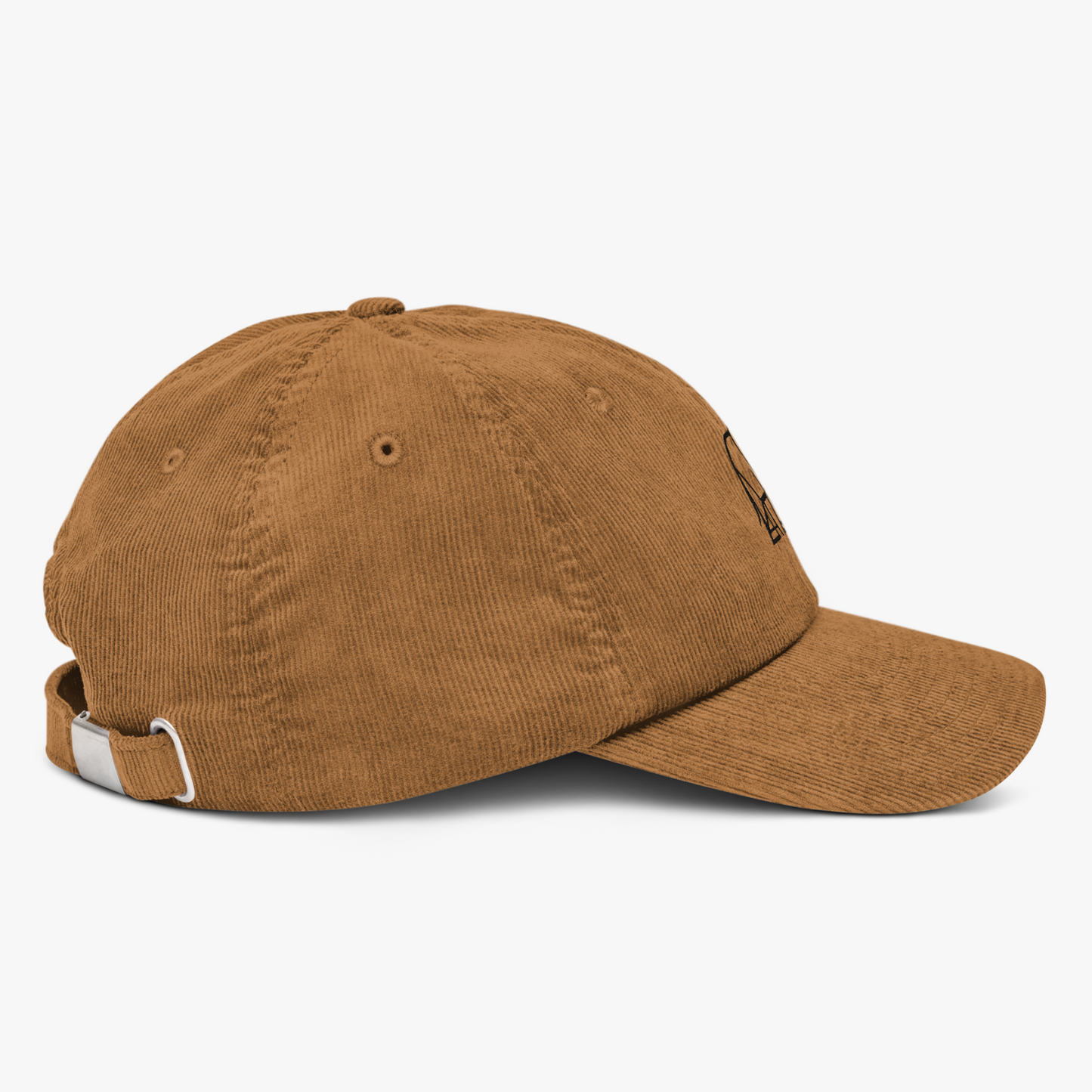 CASQUETTE VELOURS CÔTELÉ OXFORD OLIVE SOMBRE